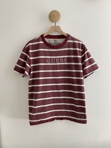 guess striped tee men