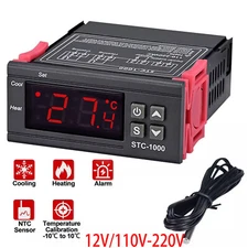 Digital Temperature Controller STC-1000 12V/110-220V Thermostat Thermoregulator