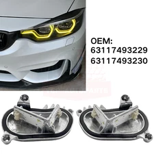 2× Yellow Angel Eyes DRL Adaptive LED Module For BMW F80 M3 M4 F32 F86 Headlight