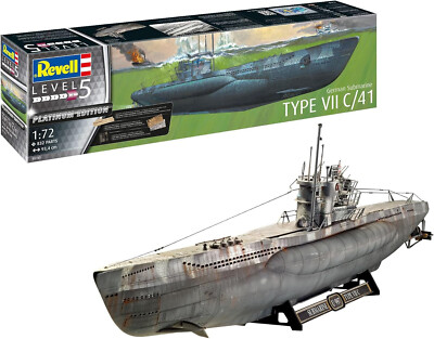 Revell 05163 - German U-Boot Typ VII C/41 Platinum (Limited Edition)