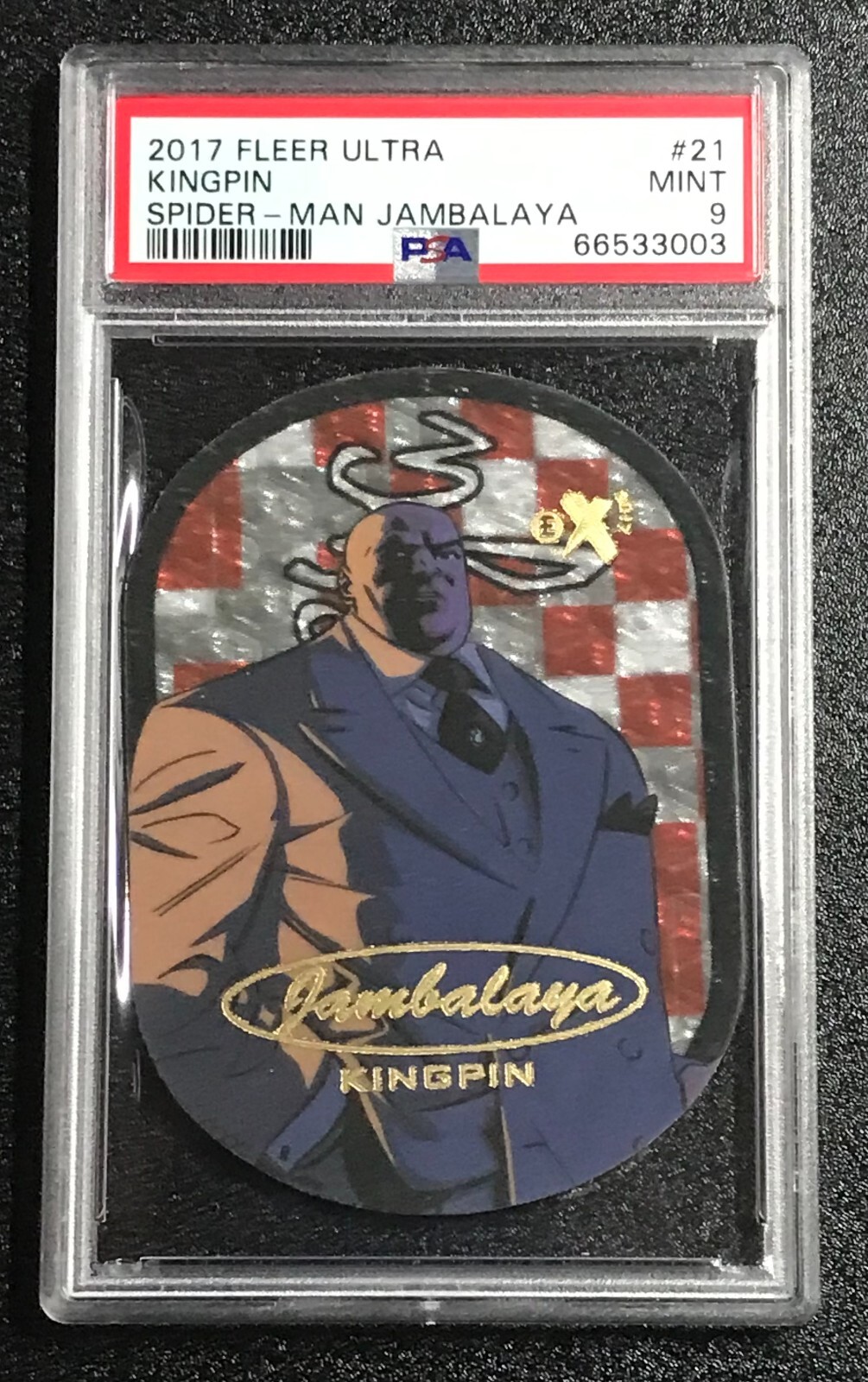 2017 Marvel Fleer Ultra Spider-Man 🔥 KINGPIN JAMBALAYA PSA 9 🔥