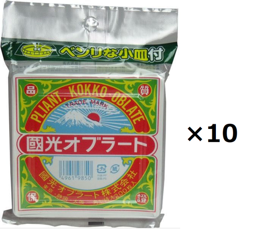Kokko Cuadrado Oblato Extra Grande 200 Hojas × 5 Juegos, 10 Juegos Hecho en Japón - Imagen 5 de 5
