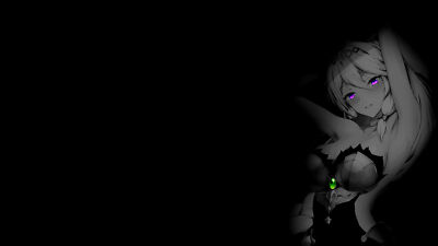 Anime Selective Coloring Girls Monochrome  Gaming Mat Desk 46553
