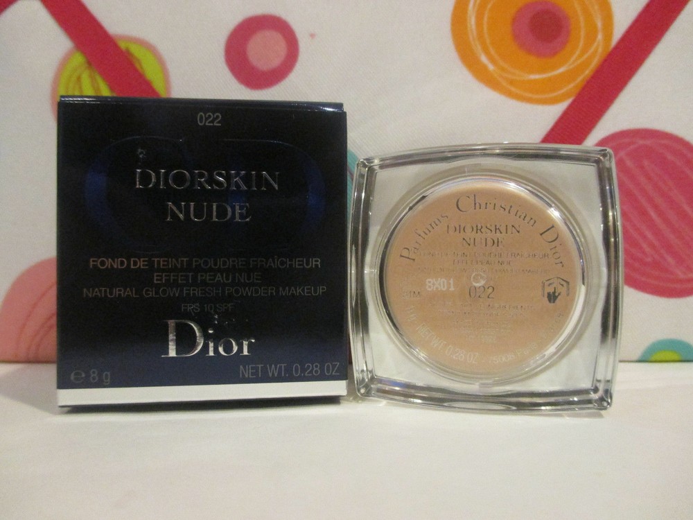 CHRISTIAN DIOR ~ DIORSKIN NATURAL GLOW POWDER MAKEUP ~ # 022 ~ 0.28 OZ BOXED