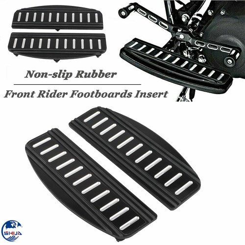 Rubber Insert Footboards Nonslip Pad For Harley Electra Glide Road