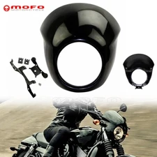 Front Headlight Fairing Cowl 5 3/4" Cut Out For Harley Street XG750 XG500 14-16
