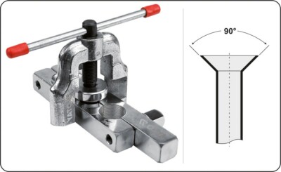 Yato YT-2182 Handpresse Rohrpresse Bördelmaschine zum manuellen Spreizen 22-28mm