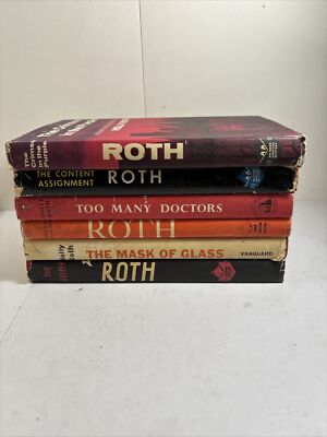 Holly Roth Author Holly Roth Book Lot Of 6 Bce Hardcover The Sleeper Too Many Doctors ...