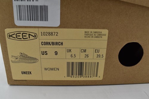 Keen Womens Size 9 Uneek Cork Birch Sport Sandals Shoes - Picture 11 of 11
