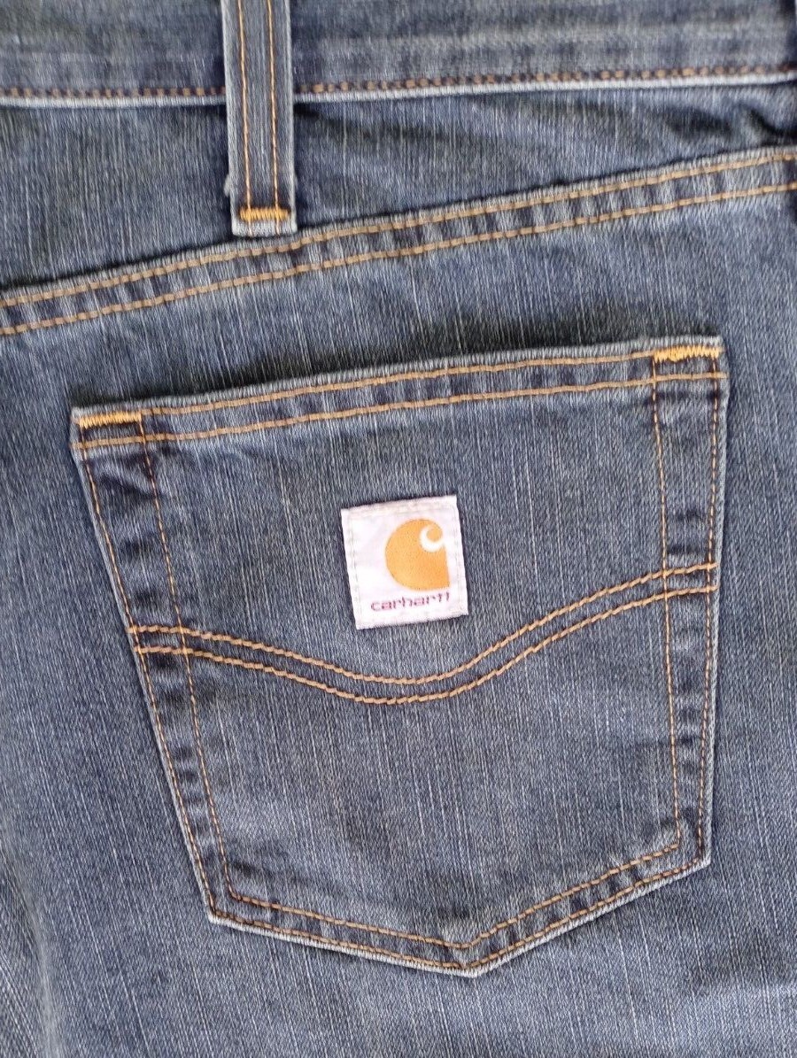 Carhartt Men's 101483 968 Relaxed Fit Holter Blue Jeans Size 40 x 30 eBay