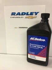 NEW OEM GM MANUAL CHEVROLET TRANSMISSION FLUID GL-4 SAE 75W-85 19351859 BL3 