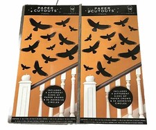 Paper Cutout Crows Set Of 2 Packs 24 Total Crows Adhesive Crafts Horizon Group