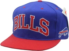 Vintage Buffalo Bills Fitted Hat Arched Logo