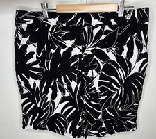 Rafaella Palms Stretch Comfort Waistband Bermuda Short