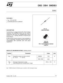 10pcs DB3 Diac Bilateral Trigger Diode  Thyristor DB-3 DO-35 USA Seller