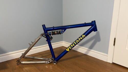 Blue Ventana Marble Peak FS L/XL MTB Frame, 26"