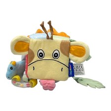 Lupilu Baby Teether Rattle Toy Block Plush Stuffed Animal Lovey Giraffe Zebra