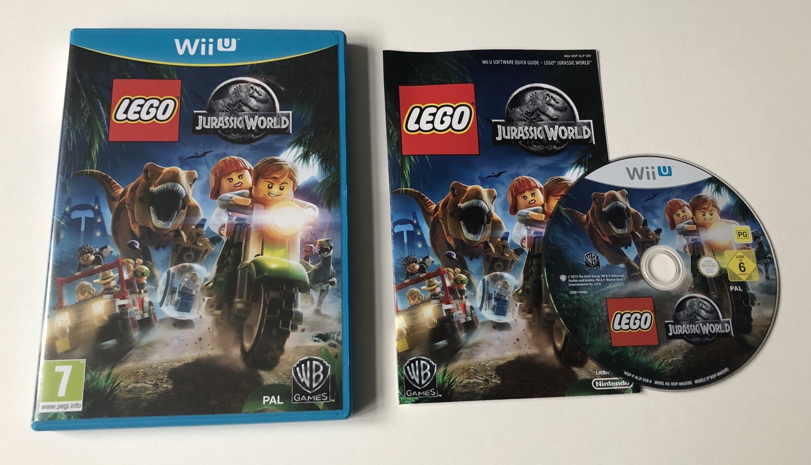LEGO Jurassic World Nintendo Wii U Complete PAL