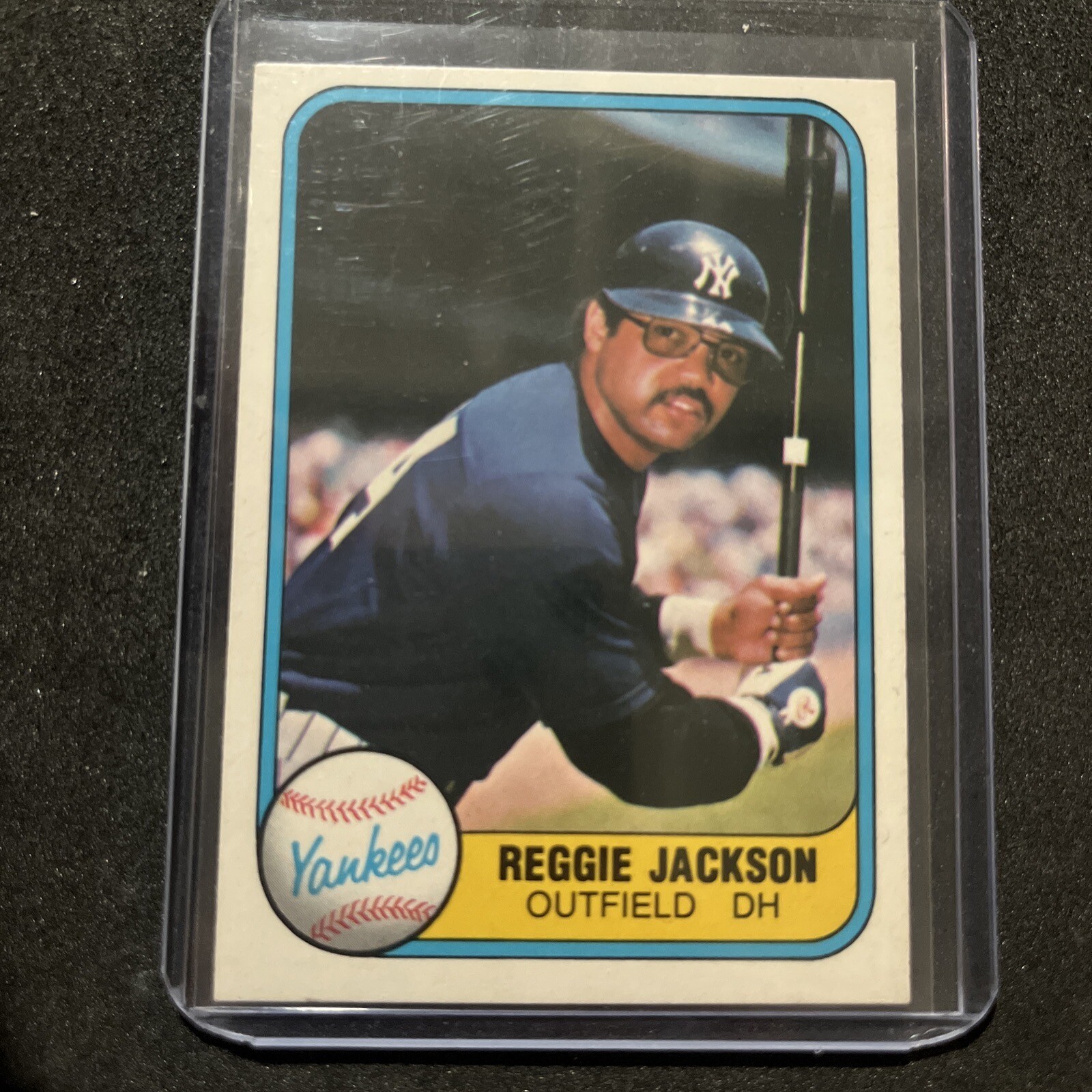 1981 Fleer - Batting #79 Reggie Jackson