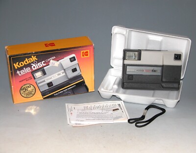 Vintage Kodak Tele Disc Camera New In Box Old Stock (1985