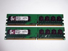 Kingston ValueRAM DIMM Kit 1 GB (2x 512 MByte), DDR2-667, PC2-5300, gebraucht