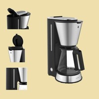 Wmf KÜChenminis Kaffeemaschine Aroma Glas 5 Tassen - Cromargan Matt (Edelstahl)