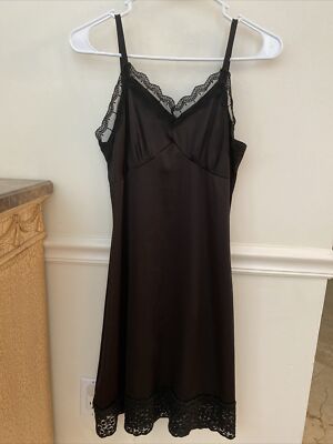 Belle Poque Lace Full Slip Women's Adjustable Spaghetti Strap Cami Dress SZ  S | eBay