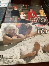 Canon T50  T70 Camera Instruction Manual Very RARE Excellent Condition