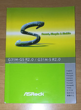 driver – manuale – utilities per scheda madre Asrock G31M-GS R2.0 e G31M-S R2.0