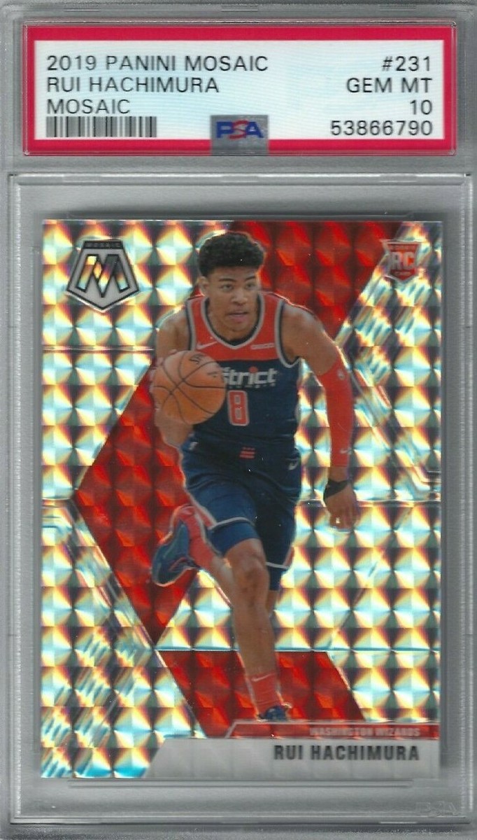 2019 PANINI MOSAIC #231 RUI HACHIMURA PSA 10 GEM MINT MOSAIC 2019 PANINI MOSAIC #231 RUI HACHIMURA PSA 10 GEM MINT MOSAIC