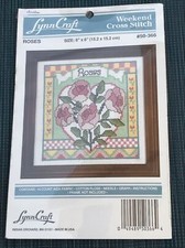 Lynn Craft ROSES Weekend Counted Cross Stitch Kit 50-366 SEALED