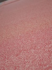 2K06z80 Japanese Kimono Silk FABRIC Umbrella Dark coral 68.5x14.6