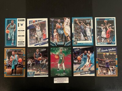 Kemba Walker NBA player lot! 10 different basketball cards, no duplicates