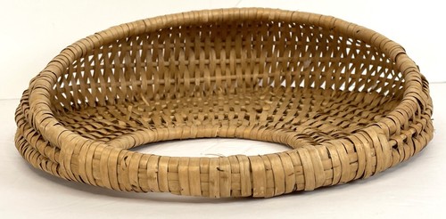 Wicker Woven Hanging Wall Pocket Basket – Boho Farmhouse Decorative Storage 12”L - Picture 7 of 14