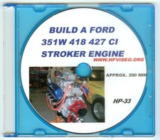 How To Build A 1000 Hp Ford 5.0 302 351w 418 Stroker Engine Manual Video Dvd