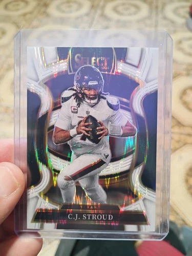 2025 Panini Select Cj Stroud White Shock Color Match /799