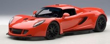 Rare and out of print AUTOart 1 18 Hennessey Venom GT Spider Red brand new unope