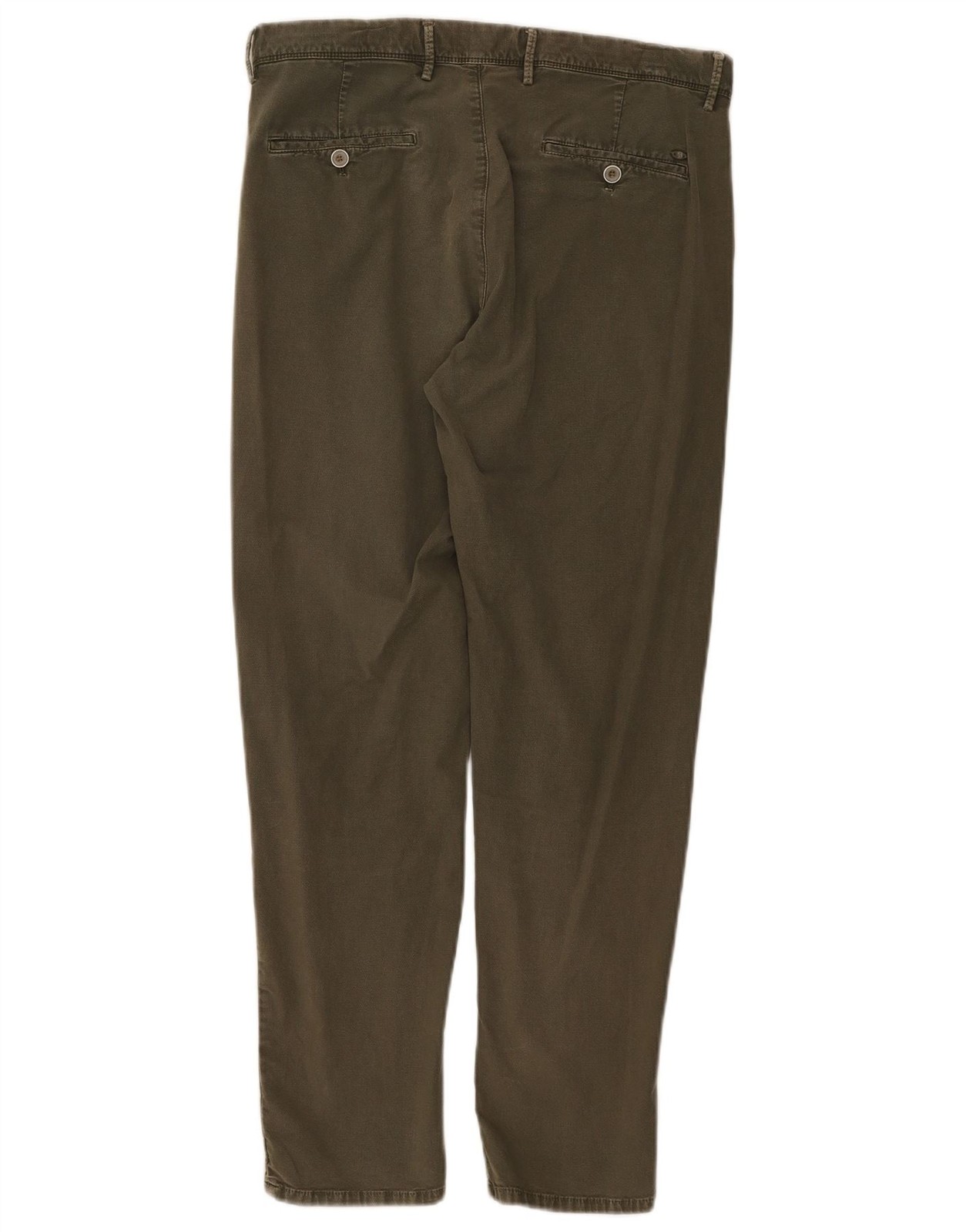 MASSIMO DUTTI Mens Tapered Chino Trousers EU 40 Medium W31 L28 Khaki DF13 thumbnail 2