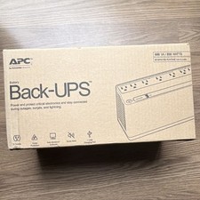 APC BE600M1 600VA/330W UPS Battery Backup, 7 Outlets, Surge, USB Charging