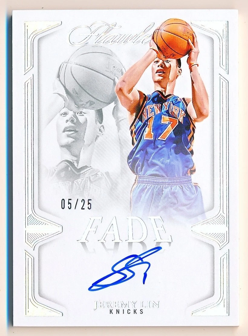 Jeremy Lin New York Knicks Basketball Autographed Sports Trading