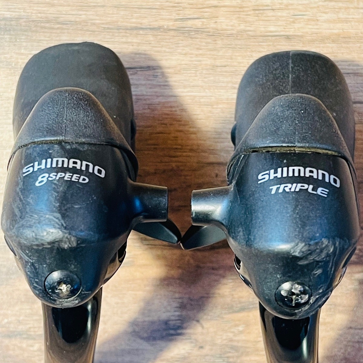 Shimano ST-2200 / 2203 8 Speed Triple Shifter Brake Levers Black