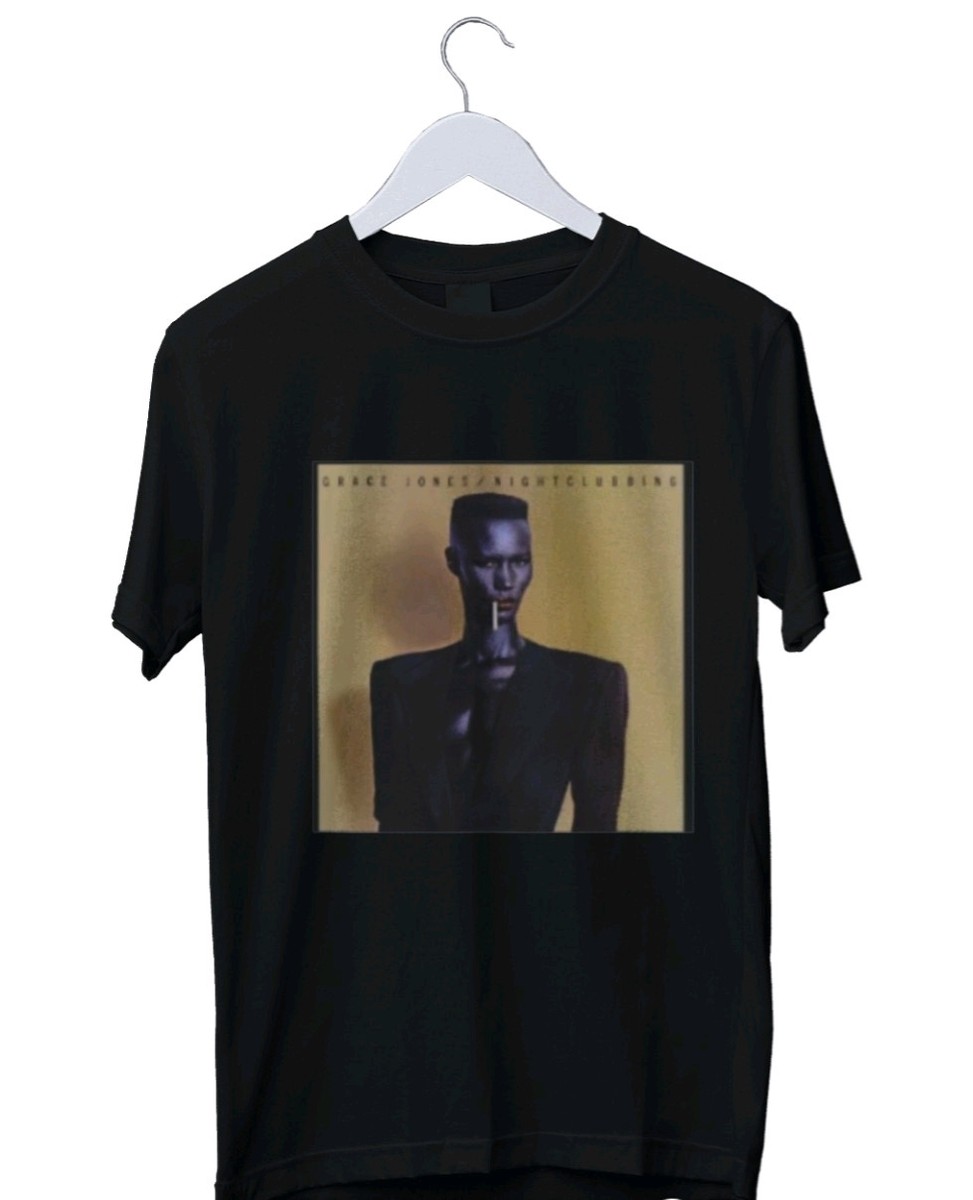 Grace Jones Nightclubbing Graphic Classic T-Shirt Mens Unisex