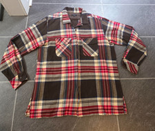ENGINEERED GARMENTS PLAID FLANNEL BUTTON FRONT SHIRT SZ M MADE IN USA