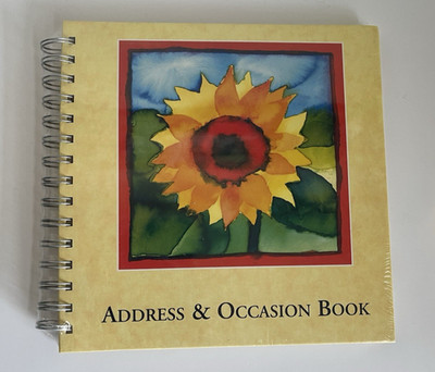 Address & Occasion Book Sealed Floral Art Robert Frederick