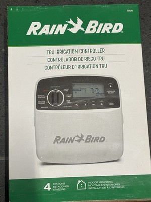 Rain Bird 4 -Station Digital Indoor Smart Compatible Irrigation Timer TRU4I