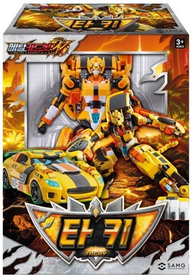 [NO BOX] Authentic Metal Cardbot W Tachy Transforming Robot Toy SAMG New