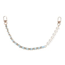 13.77IN Pearl Purse Chain 1PC Purse Chain Extender Blue 