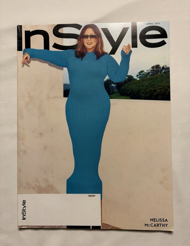 Instyle Melissa McCarthy Issue April 2021 Magazine