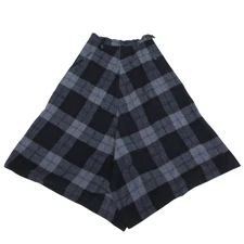 Y's Yohji Yamamoto Check Wool Sarouel Pants Size 1 Gray/Navy Women USED