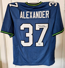 Shawn Alexander Seattle Seahawks Beckett Witness Autographed Football Jersey